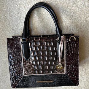 Brahmin Small Camille Satchel Ironwood Alzette